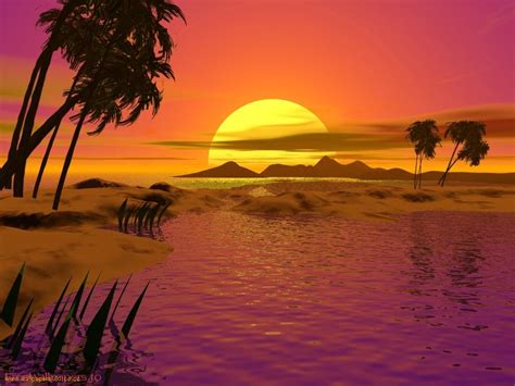 🔥 Download Sunset Wallpaper Hd For Desktop By Laurenw15 Sunset Beach Backgrounds Beach