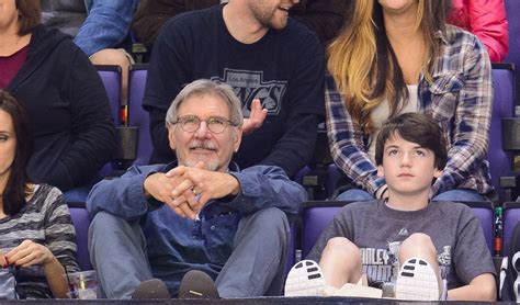 Harrison Ford And Calista Flockhart Beam With Pride At Rarely Seen Son