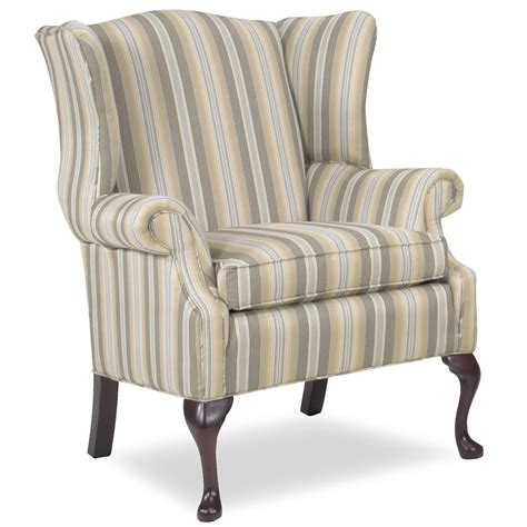 Temple Furniture Accent Chairs High Leg Traditional Wing Chair