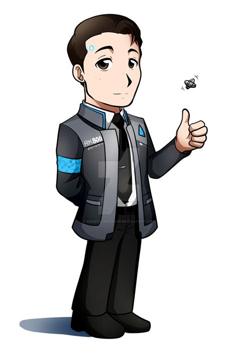 Chibi Connor Dbh Speedpaint In Description By Smudgeandfrank On