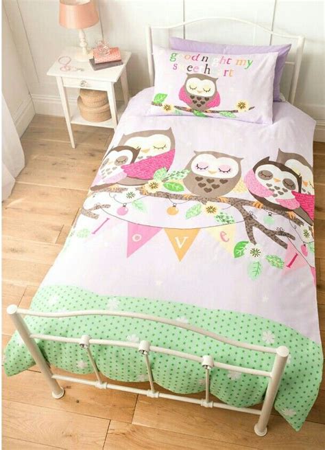5 out of 5 stars. Owl duvet set Single (With images) | Duvet sets, Kids ...