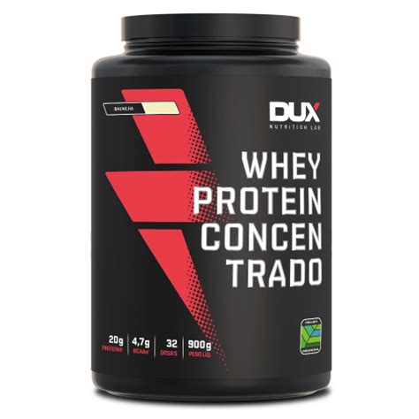 Whey Protein Concentrado 100 Puro Pote 900g Dux Nutrition Full Entrega Rapida Em Promoção