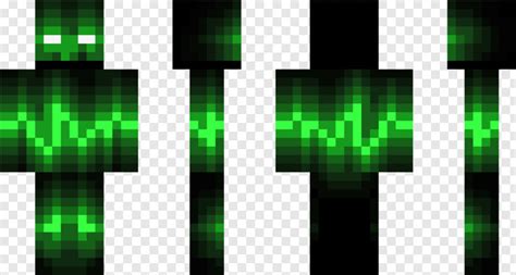 Green Wave Minecraft Skin Scarlet Spiderman Hd Png