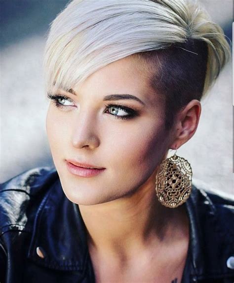 Blonde Pixie Undercut Hairstyles Hairstyles With Bangs Cool