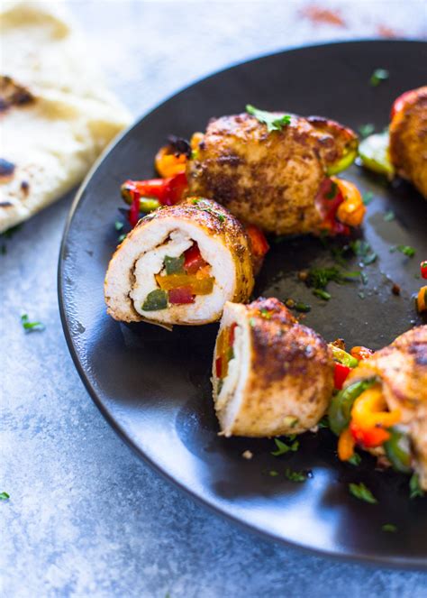 We would always beg for this meal when we were kids! Baked Chicken Fajita Roll-ups | Gimme Delicious