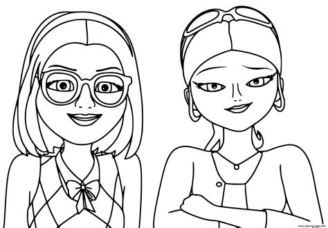 Miraculous Coloring Pages Chloe