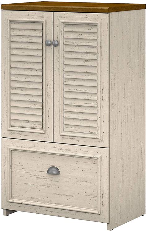 Bush Furniture Fairview Storage Cabinet With Drawer In