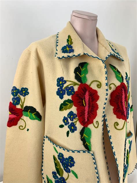 Sold On Layaway 1940s 50s Mexican Souvenir Jacket All Wool