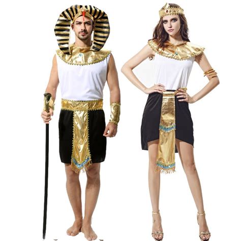 Halloween Egyptian Pharaoh 3 Cleopatra 3 Costumes Cosplay The King And Queen Of Ancient Egypt