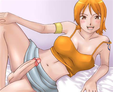 Rule 34 Censored Futanari Human Intersex Nami One Piece