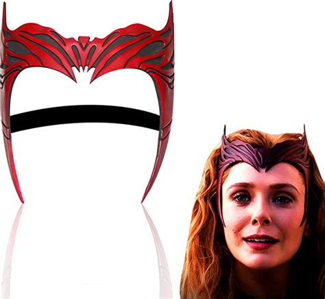 Wanda Helmet Costume Scarlet Witch Mask Women Costume Crown Of Wanda