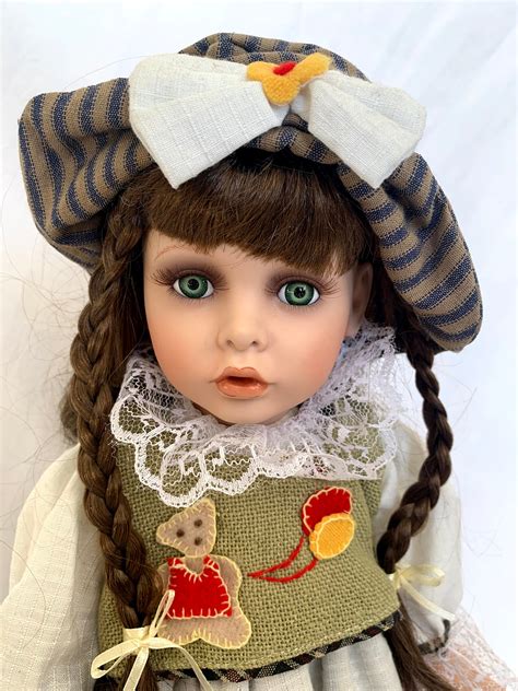 Collectible Memories 16 Tall Porcelain Doll Etsy