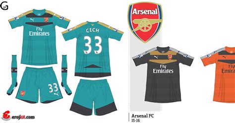 Kit Design By Eroj 2015 16 Arsenal Gk