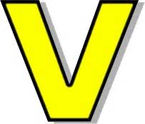 Have no idea what it is. lowercase V yellow - /signs_symbol/alphabets_numbers ...