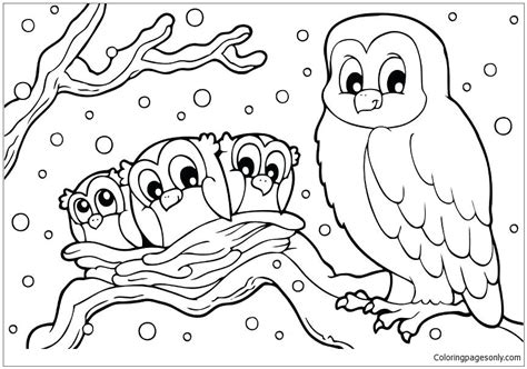 Winter coloring pages free pdf. Snowball Coloring Page at GetColorings.com | Free ...