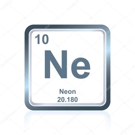 Elemento Químico Neón De La Tabla Periódica 2022