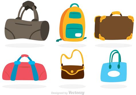Vector Bag Colorful Icons 91461 Vector Art At Vecteezy