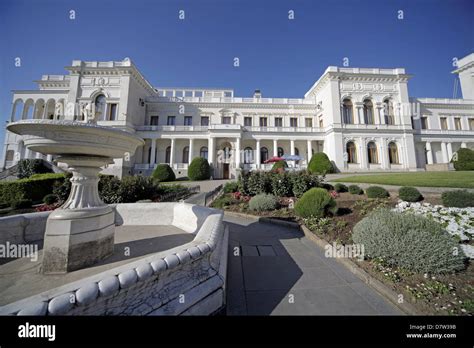 Livadia Palace Yalta 07 May 2013 Stock Photo Alamy