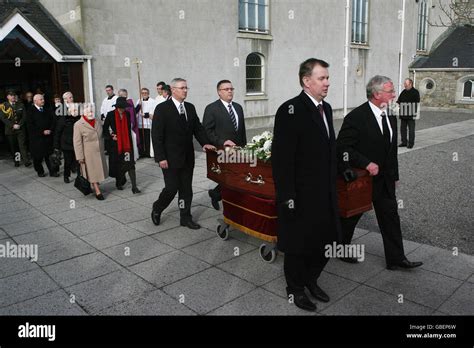 Hugh Leonard funeral Stock Photo - Alamy