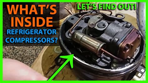 Whats Inside Of A Compressor From A Refrigerator Or Freezer This Is