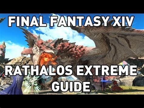 The video is from the tank point of view, as i was playing a warrior ot. FFXIV: Rathalos (Extreme) "Guide" - YouTube