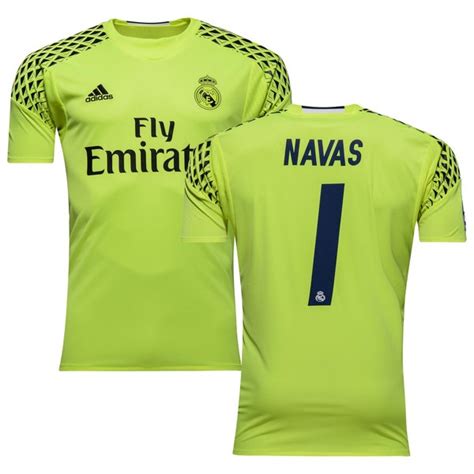 Real Madrid Goalkeeper Shirt 201617 Neon Navas 1