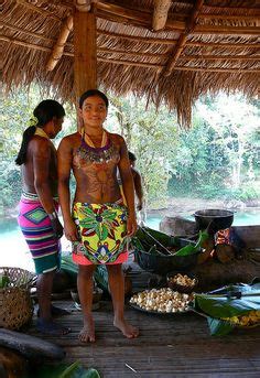 Panama Chagres Park Embera Puru Indianen By Rita Willaert Via