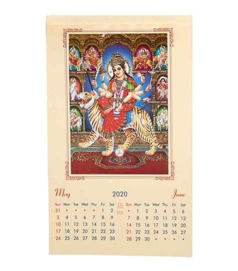 Calendario Hindu 2020 Mayorista Ropa
