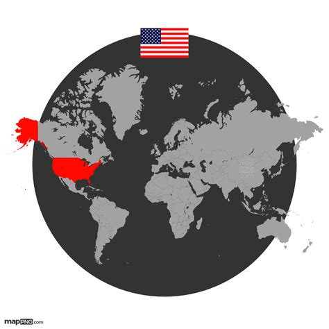 Usa World Map