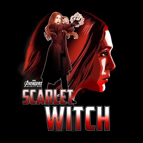 Avengers Infinity War New Scarlet Witch Promo Art Revealed