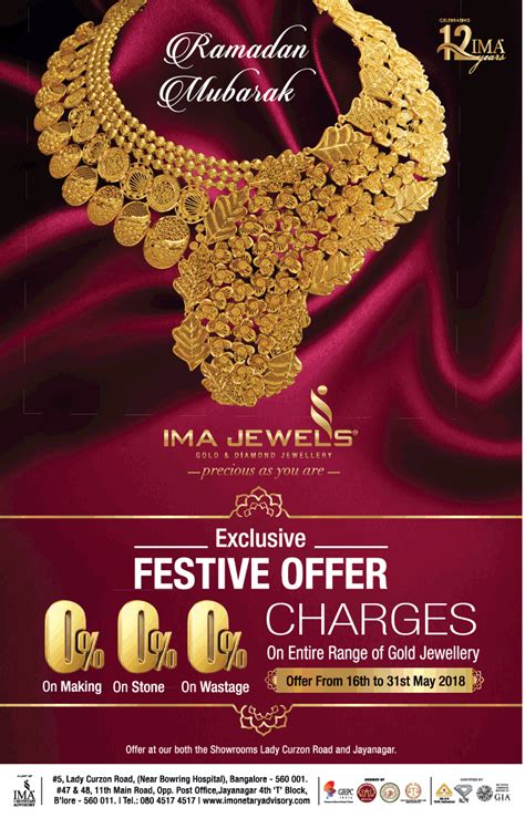 Ima Jewels Exclusive Festive Offer 0 Making Charges On Entire Range Of