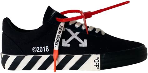 Off White Vulc Low Black Updated Stripes Omia085r198000161000