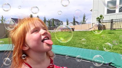 Eating Bubbles Backyard Filled With Bubble Makers Best New Game