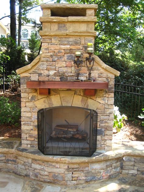 733 Best Outdoor Fireplace Pictures Images On Pinterest Outdoor