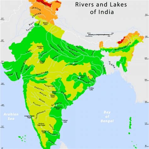 Rivers Map Of India Maps Of India