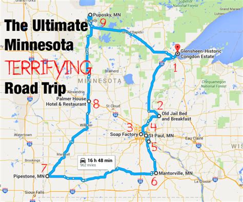 The Ultimate Terrifying Minnesota Road Trip Is Right Here
