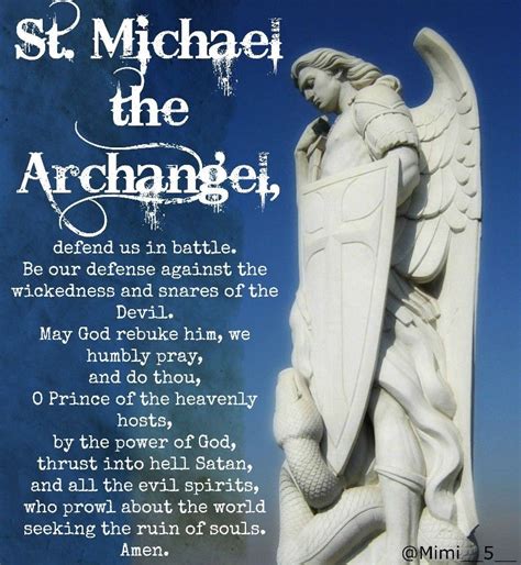 Archangel Prayers Spiritual Warfare Prayers Prayer For Protection