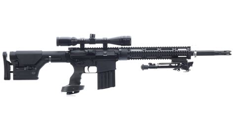Dpms Panther Arms Lr 308 Semi Automatic Rifle With Scope
