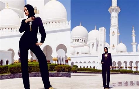 rihanna ordered out of uae mosque complex over photo shoot cinema music tengrinews