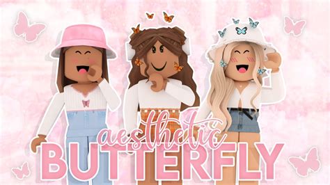 Aesthetic Butterfly Outfits Codes ♡ Roblox Youtube
