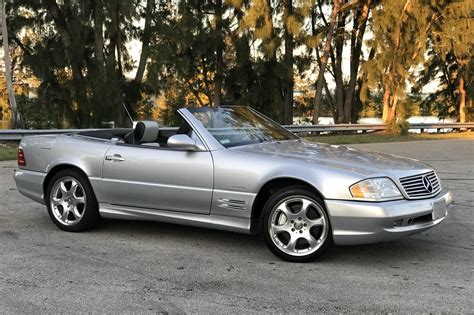 44k Mile 2002 Mercedes Benz Sl500 Silver Arrow For Sale On Bat Auctions