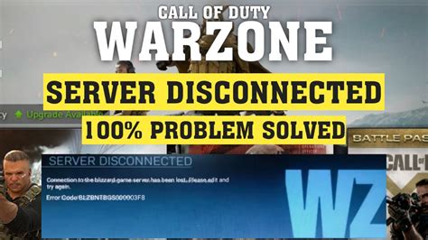 Call Of Duty Warzone Server Disconnected Fix 2020 Youtube