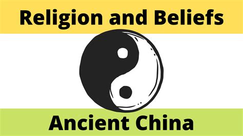 Ancient Chinese Religion And Beliefs Lesson Cunning History Teacher