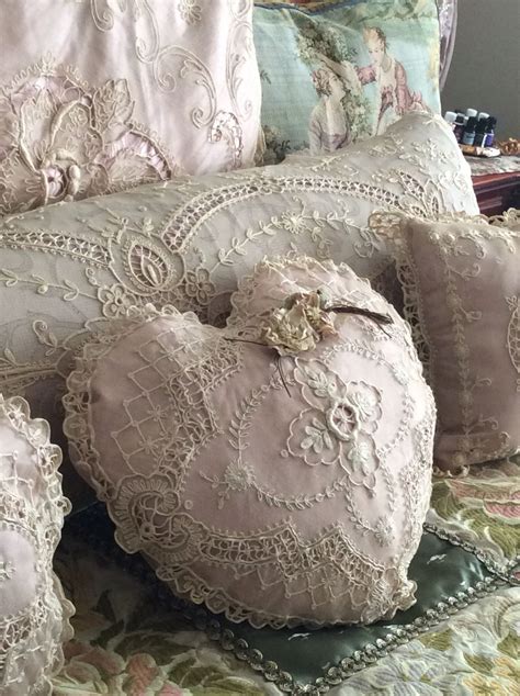 lace passion in 2020 shabby pillows linens and lace shabby chic crafts