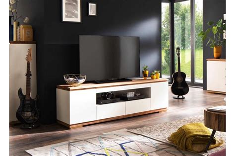 Magnifique meuble vaisselier en bois massif exotique. Meuble TV blanc et bois massif pour salon
