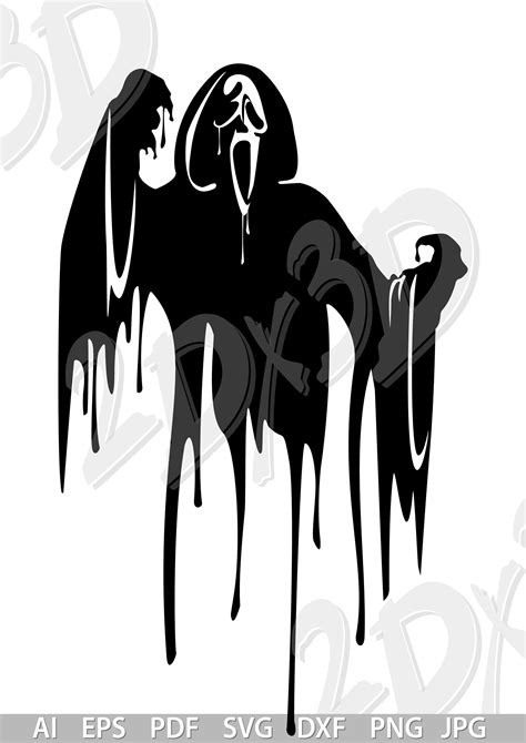Scary Ghost Svg