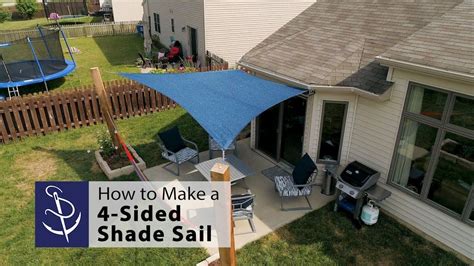 How To Make A 4 Sided Shade Sail Shade Sail Shade Sail