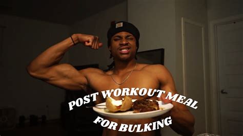 What I Eat To Bulk Up After A Intense Workout Hard Gainers Youtube