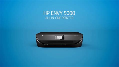 Hp Envy 5000 Series Printers Youtube