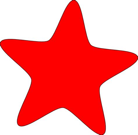 Red Star Clip Art At Vector Clip Art Online Royalty Free